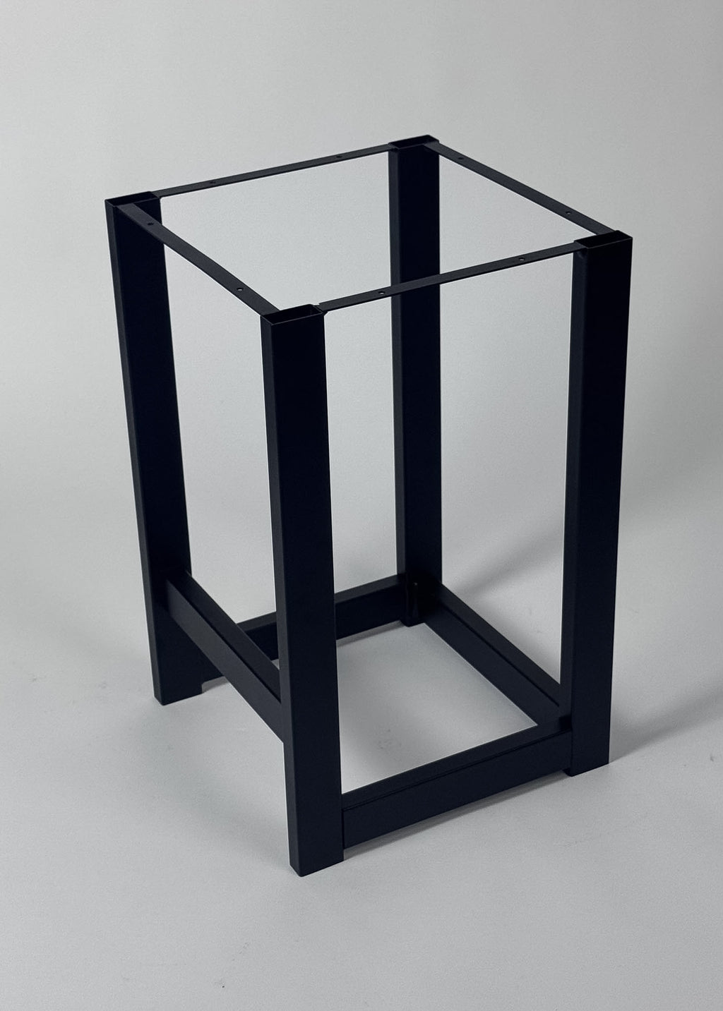 Stelaż metalowy do hokera czarny Simple Frame